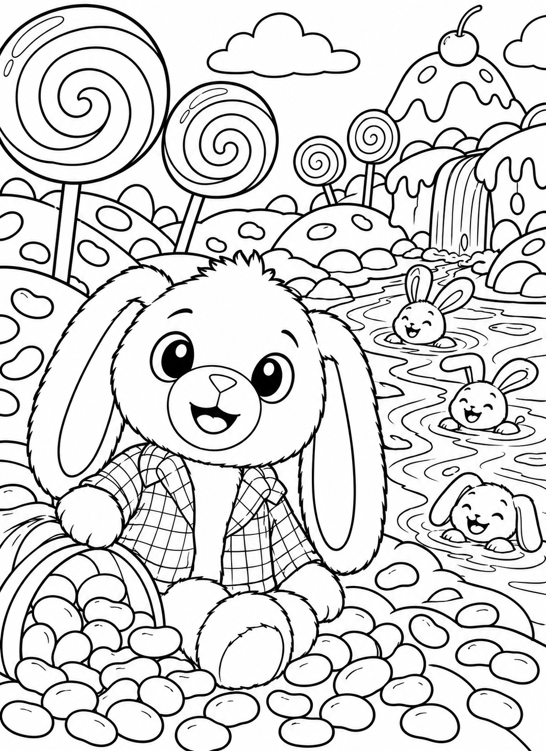 A Bunny in a Basket