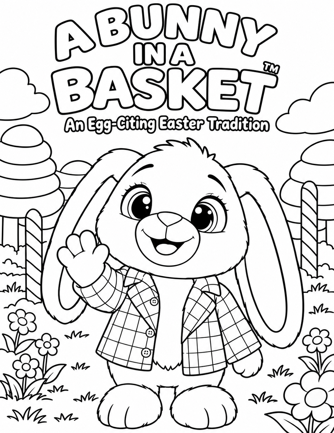 A Bunny in a Basket